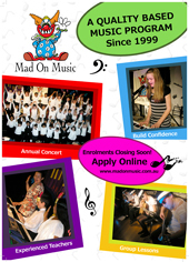 Mad on Music flyer